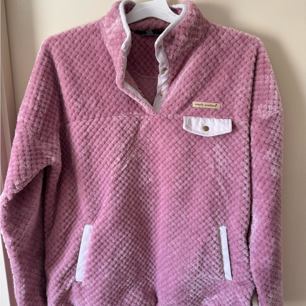 Simply Southern Pink Pullover - Picture 4 of 8